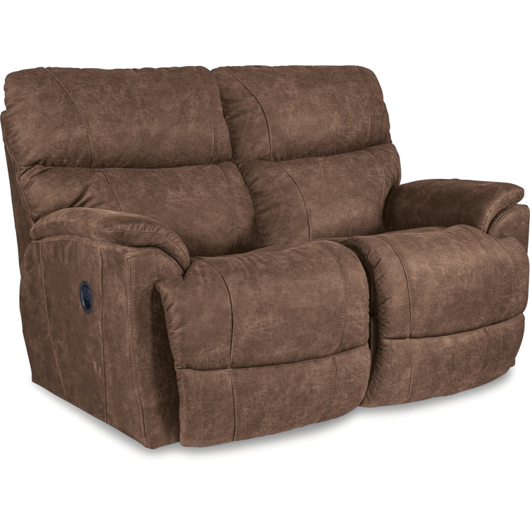 LaZBoy Trouper Reclining Loveseat with iClean Fabric & Reviews Wayfair